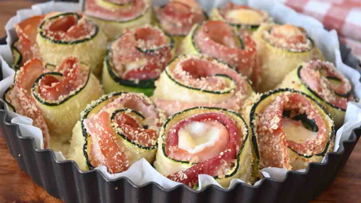 Rouleaux de courgettes et de jambon fromage au four : un pur régal